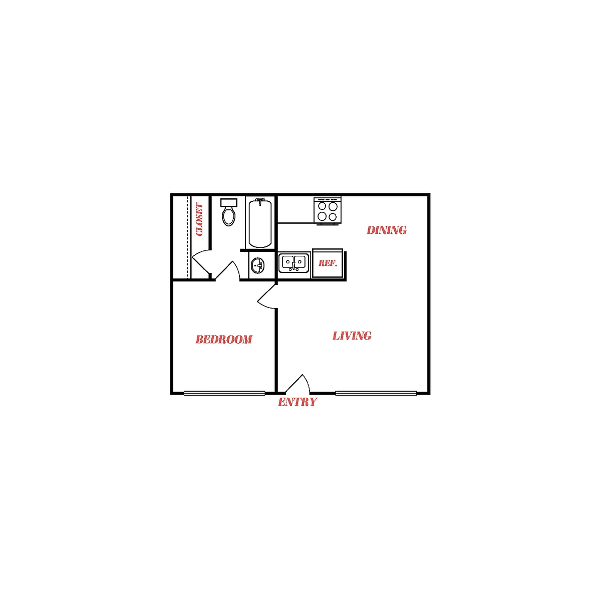 Floor plan A1 Renovated