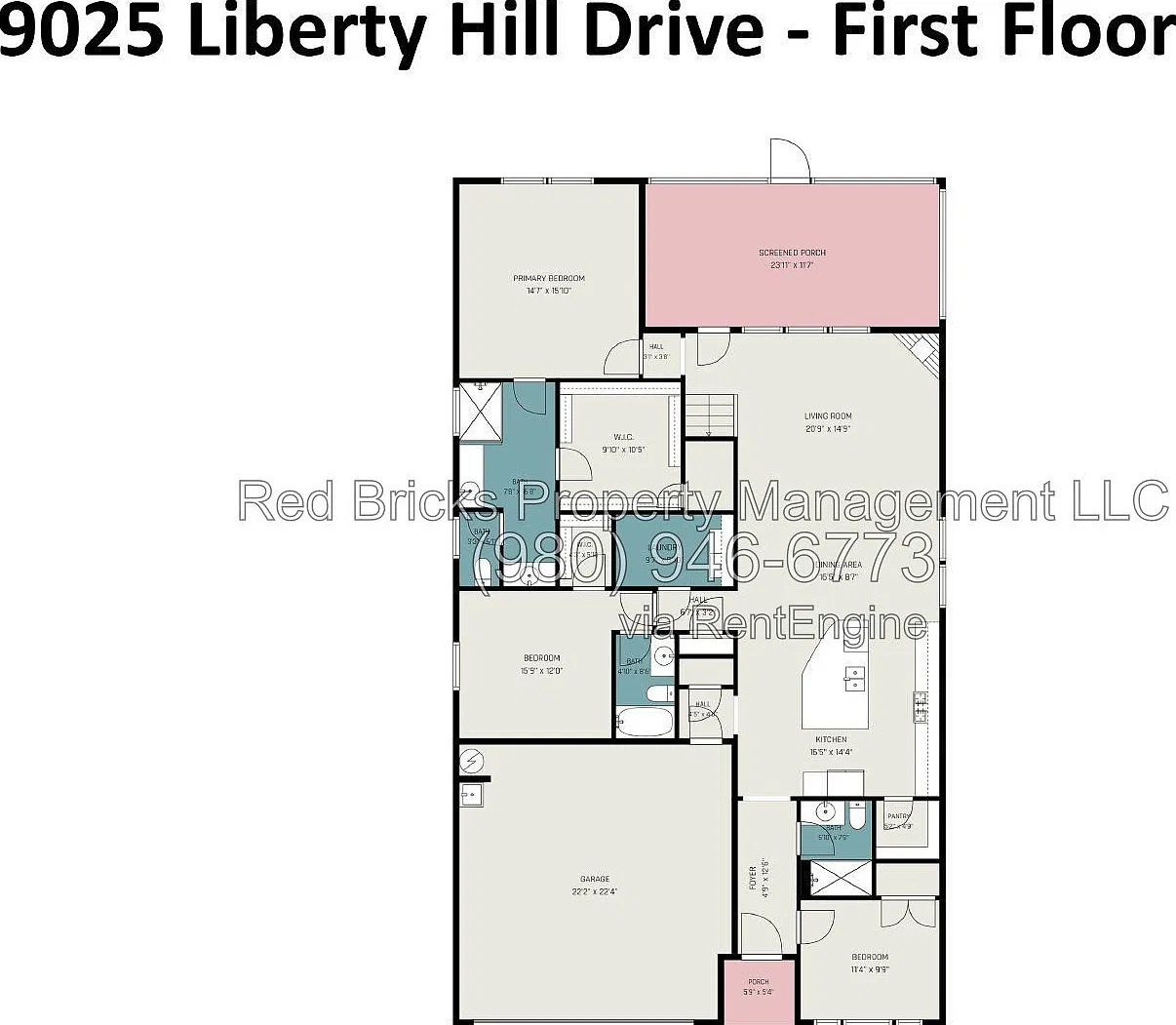 4 bed, 4.0 bath, 2616 sqft, $2,995 — Photo 3