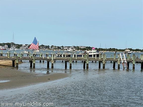 Edgartown Harbor in the distance