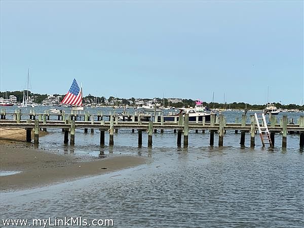 Edgartown Harbor in the distance