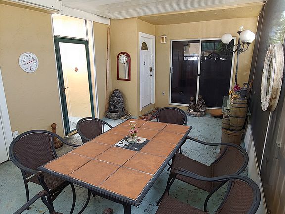 Enclosed patio