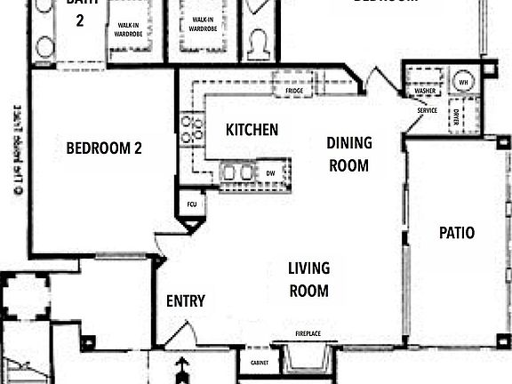 2 Master Bedroom / 2 Master Bath
All the windows are new double pain to go in this month 5-2025