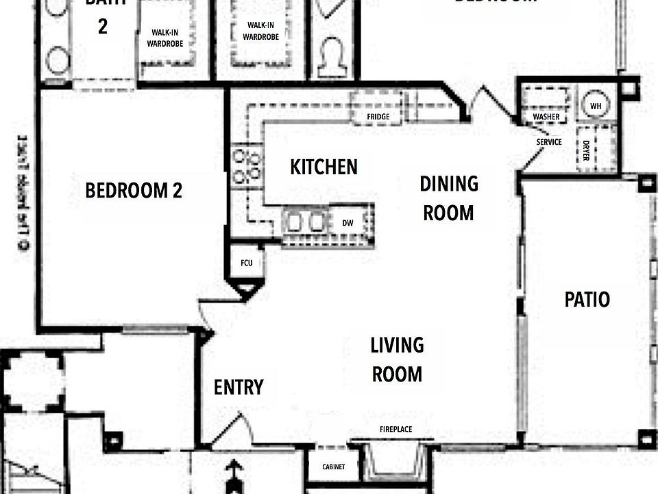 2 Master Bedroom / 2 Master Bath
All the windows are new double pain to go in this month 5-2025