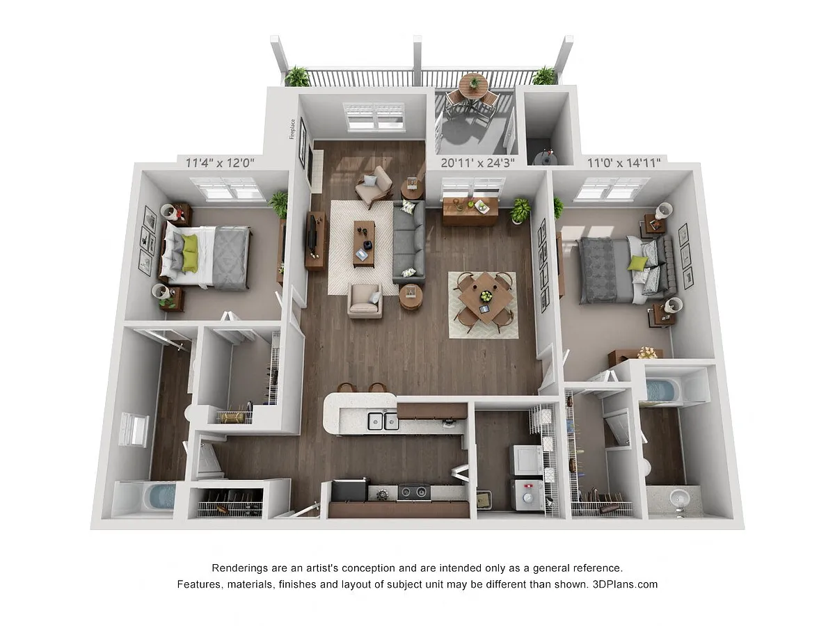 Floor plan B3