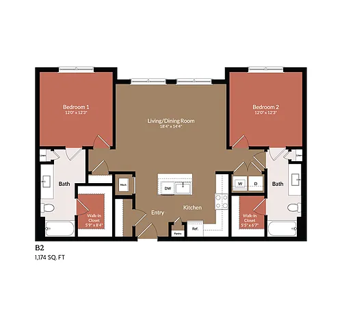 Floor plan B2