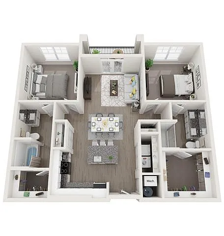 Floor plan Plan B-2