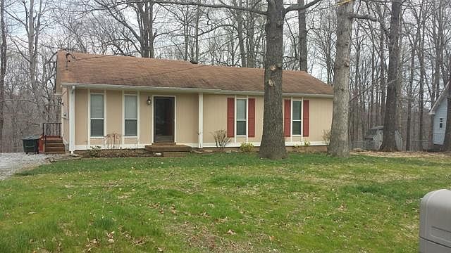 The front of the home