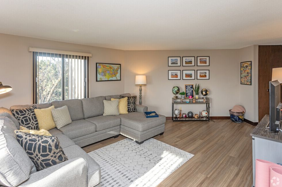 Ample living room space