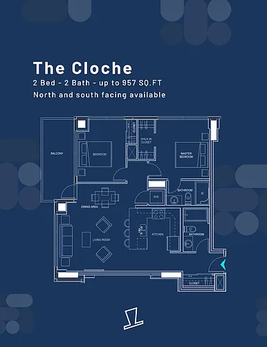 Floor plan The Cloche South