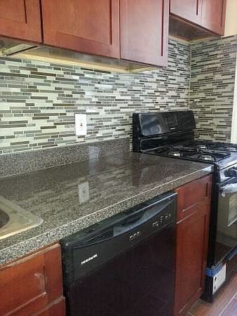 Updated Kitchen with beautiful back splash
