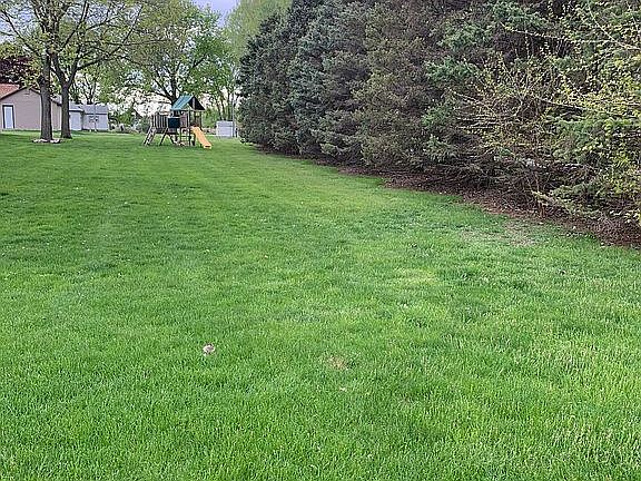 Lot north of house, corner