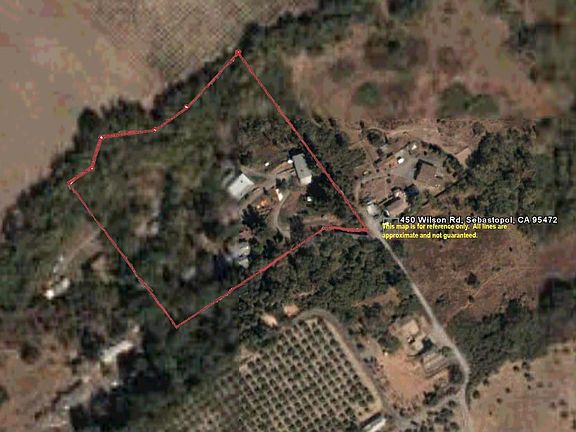 Aerial view of property