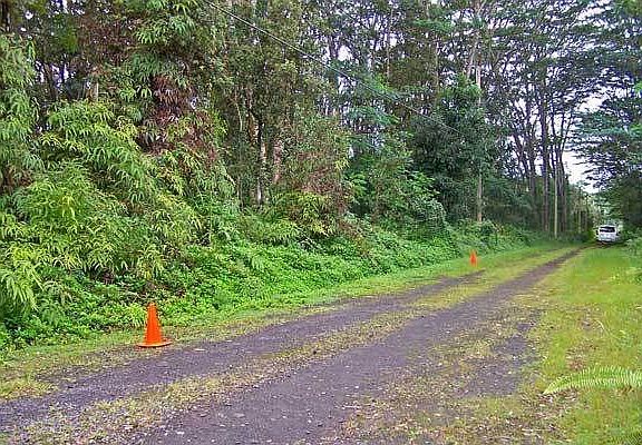 Lot 664 to the left, approximately between the two orange cones.