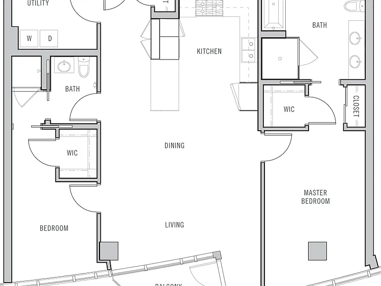 Circa LA - PH-B - 2 Beds - 2 Baths - 1338 Sq. ft.