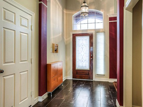 Curtains and blinds on all windows.
