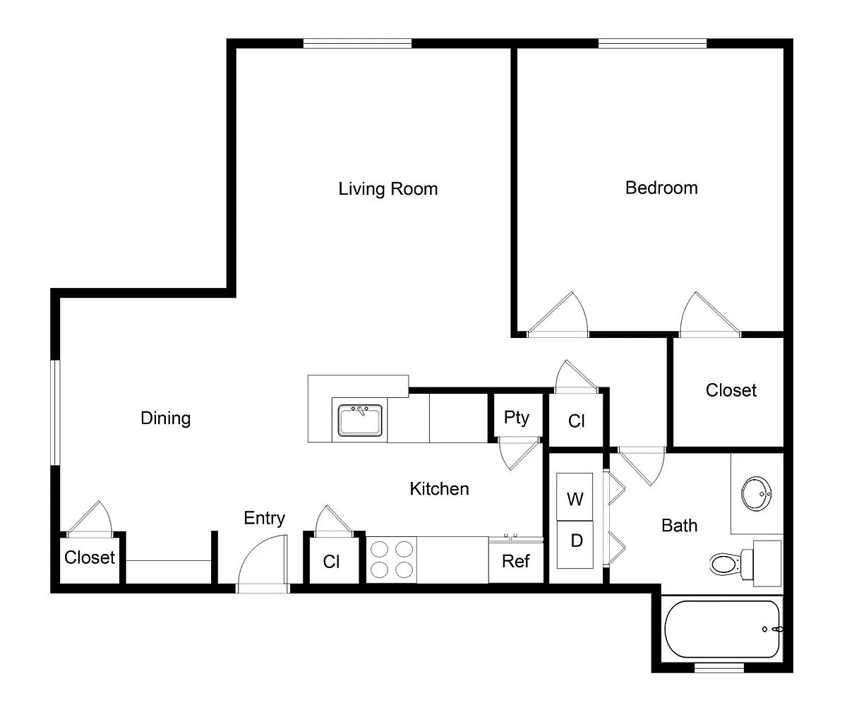 Floor plan A7 AFF 80%