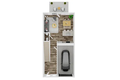 Floor plan Oak Townhome