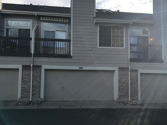 Front of unit and garage