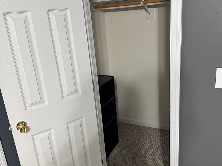 1 of 2 closets in the primary bedroom