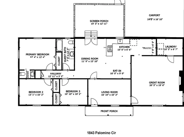 1843 Palomino Cir, Sumter, SC 29154