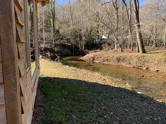 Middle Saluda River in backyard