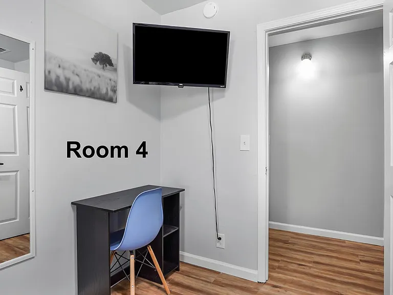 Desk, Chair, and Smart Roku TV!