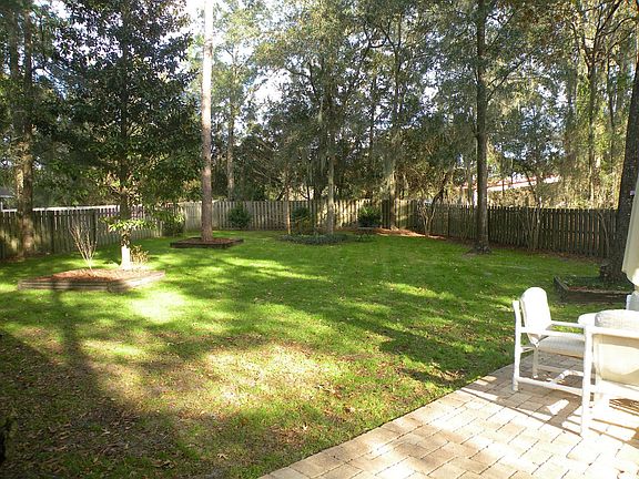 Large backyard