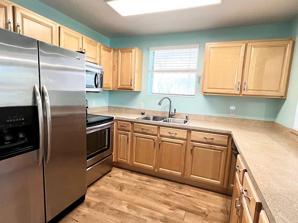Kitchen from dining area