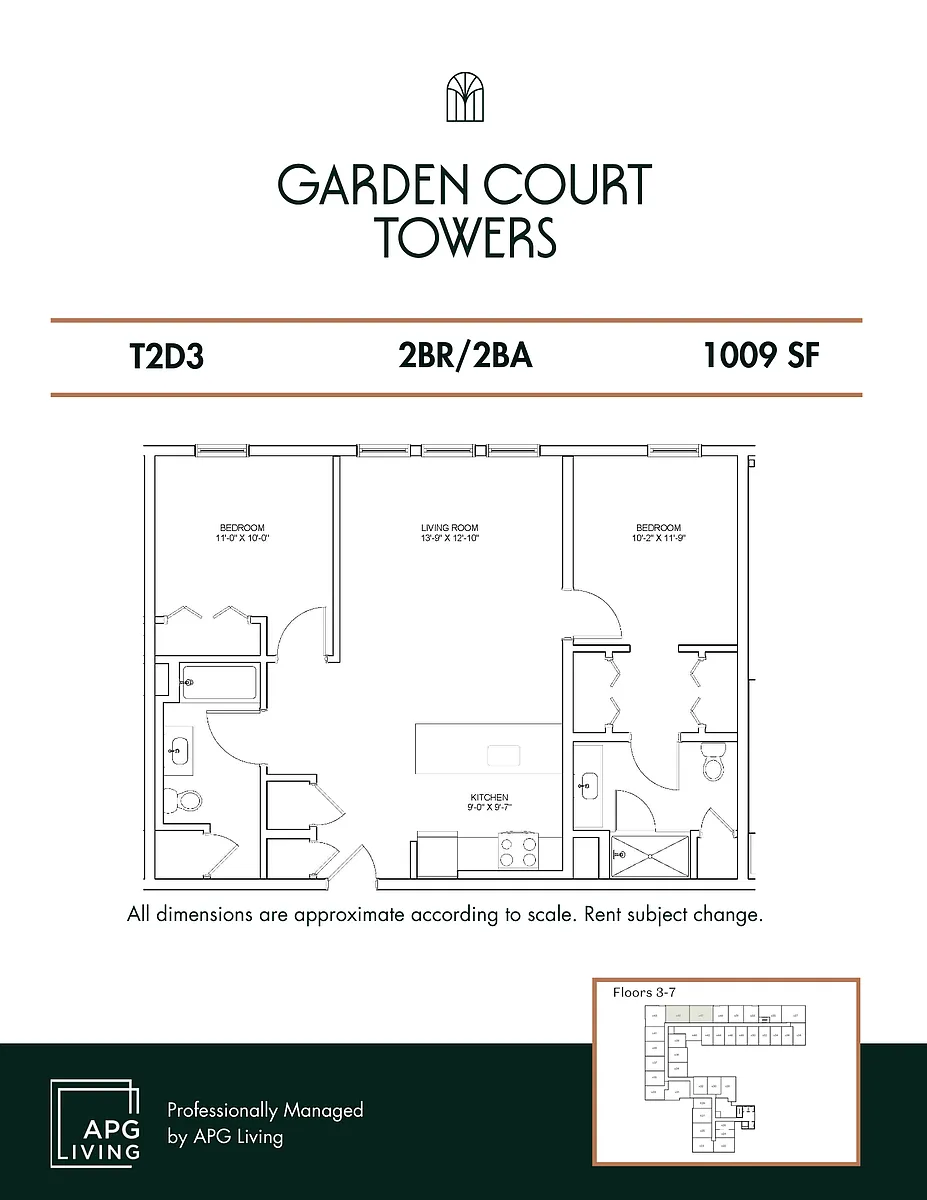 Floor plan T2D3