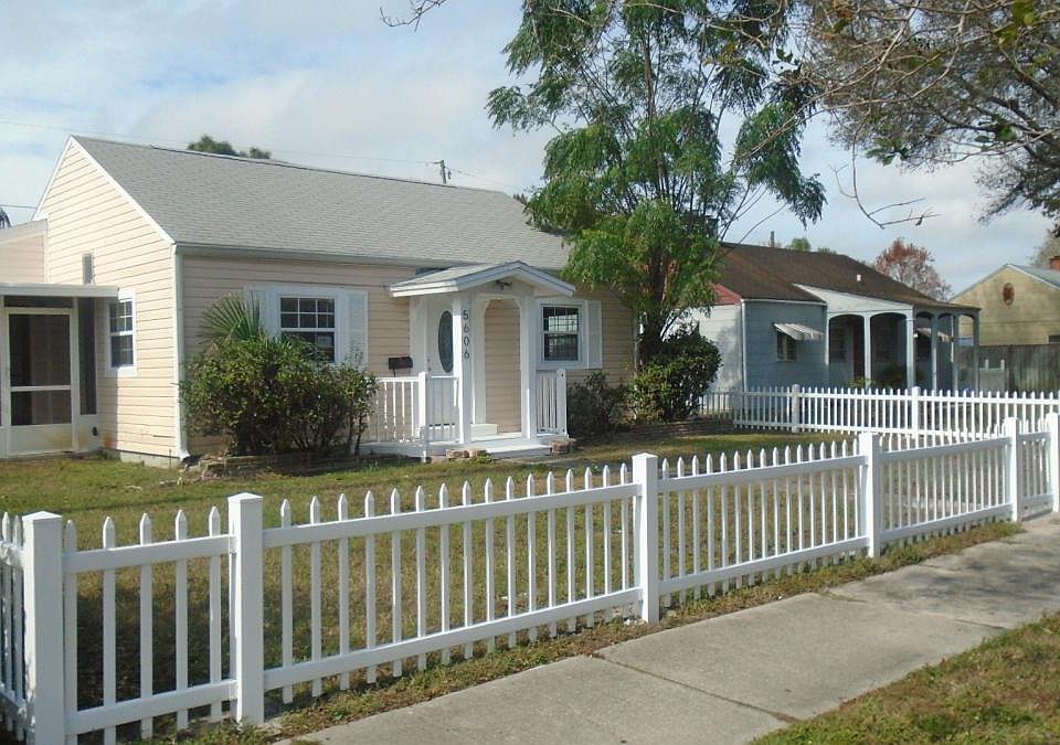 Front with White Fence