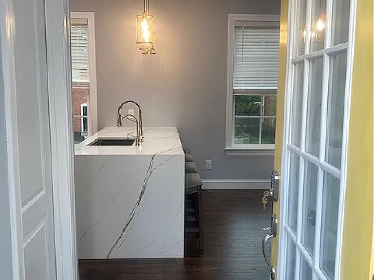 Entrance directly to the kitchen.