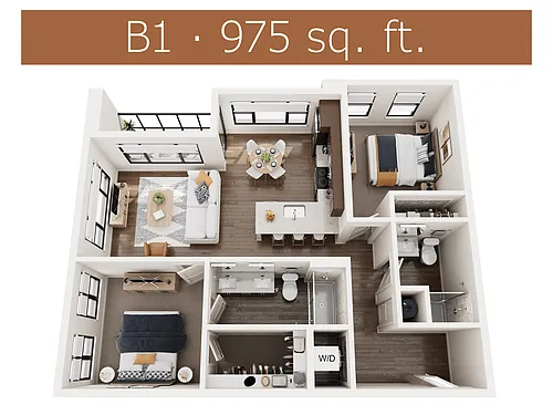 Floor plan B1