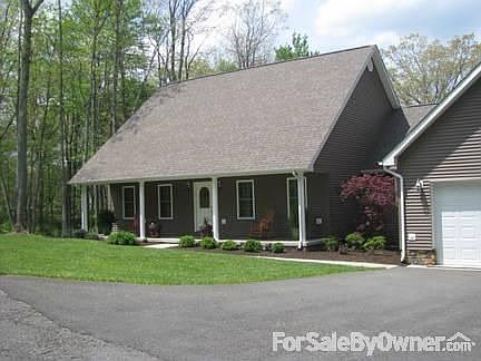 Wooded lot along back and sides