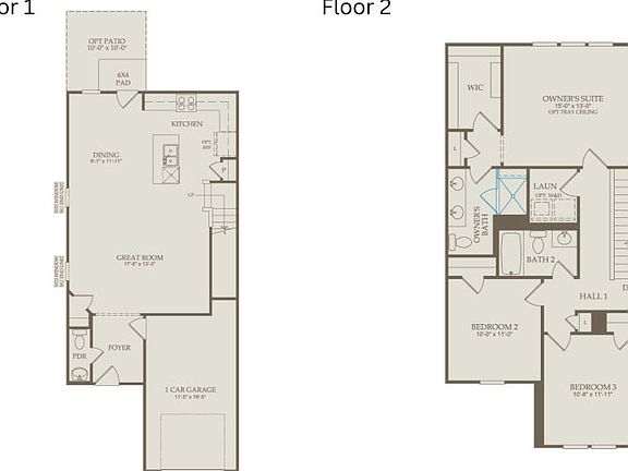 Floor Plan Level 1 Level 2