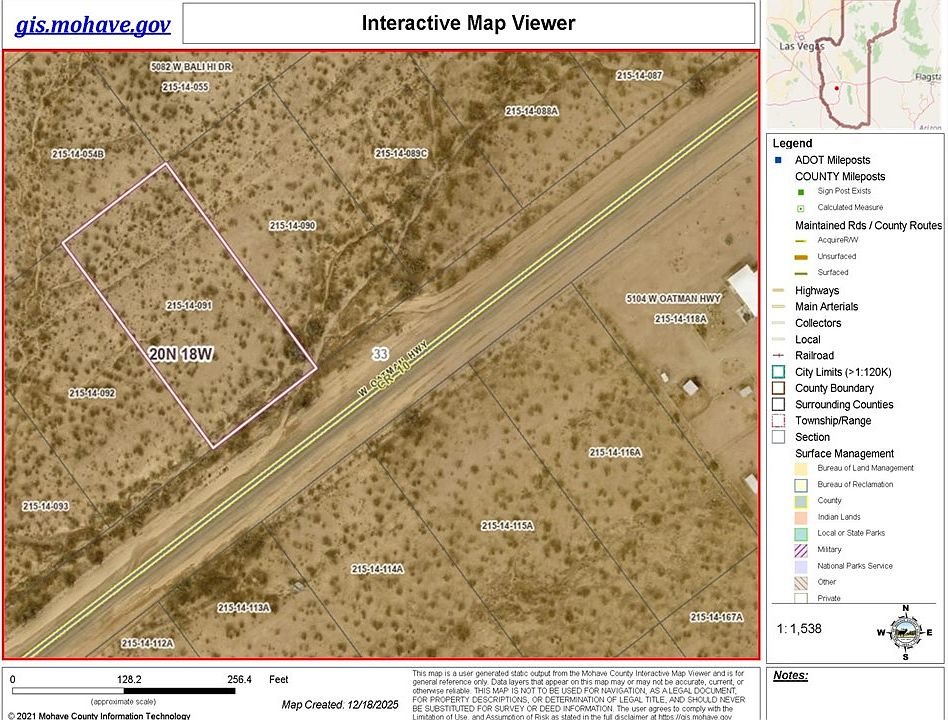 1st image of 215-14-091 W Oatman Highway