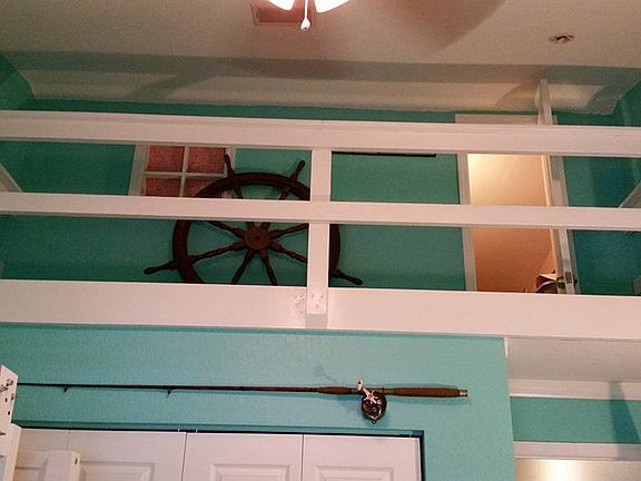 Balcony off secret room