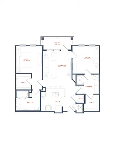 Floor plan B1