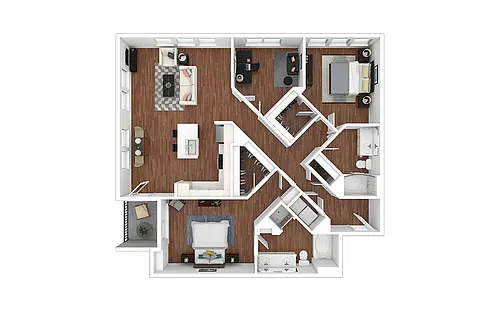 Floor plan Tangerine - Renovated