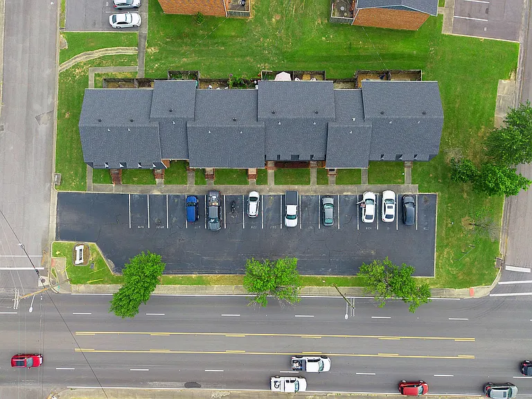 Aerial view of the community
