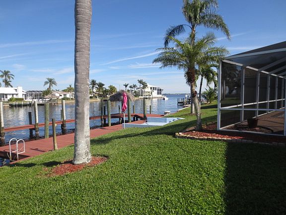 Rear Yard, Dock & Canal View