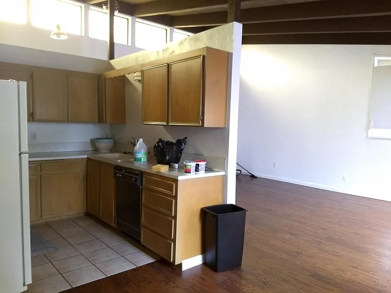 Step saver central kitchen, vaulted ceilings and clerestory windows