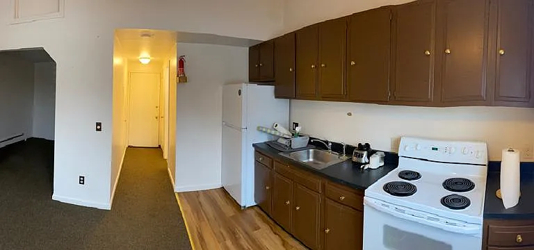Bright Shelburne Studio with Separate Sleeping Alcove