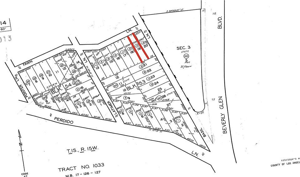 2nd image of 0 Beverly Glen Blvd Lot 19