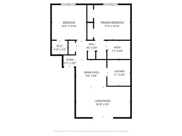 Floor plan Three Bedroom