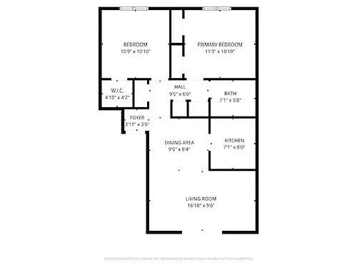 Floor plan Three Bedroom