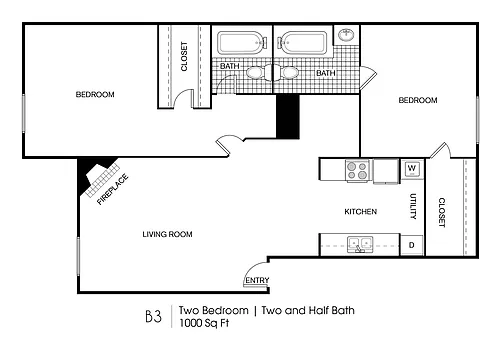 Floor plan B3