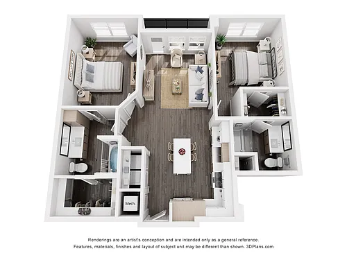 Floor plan B7