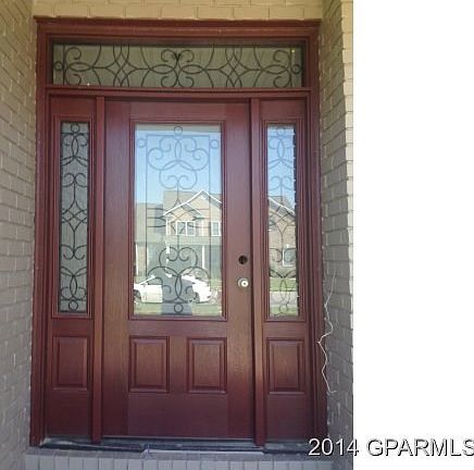 Gorgeous stained door