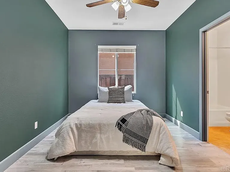 bedroom with ensuite bathroom