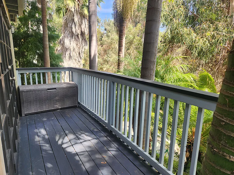 Private patio